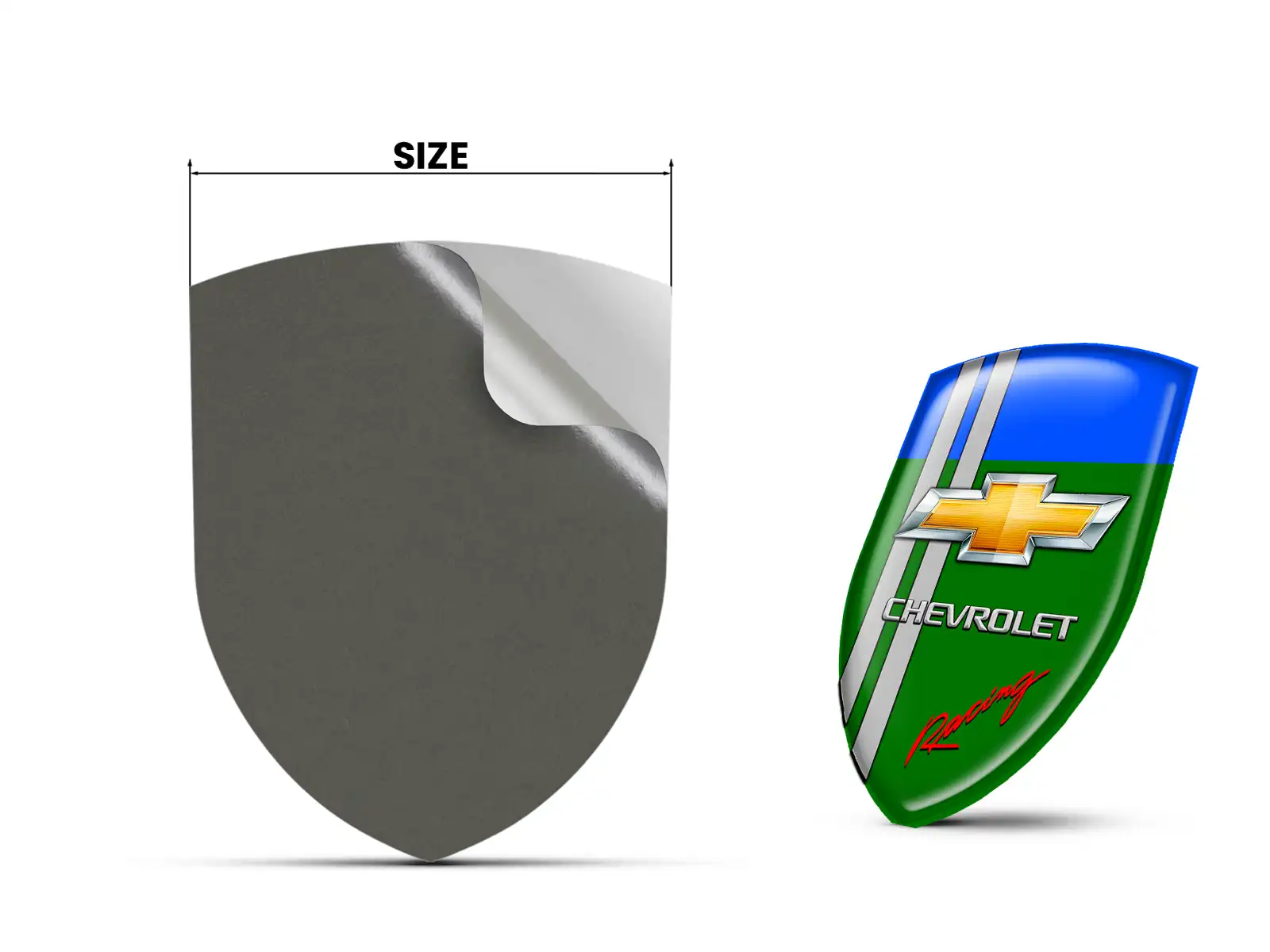 Chevrolet Emblèmes Silicone Auto Résistants Pro Qualité